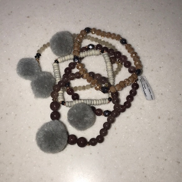 Bracelet set (5 piece) - Picture 3 of 4